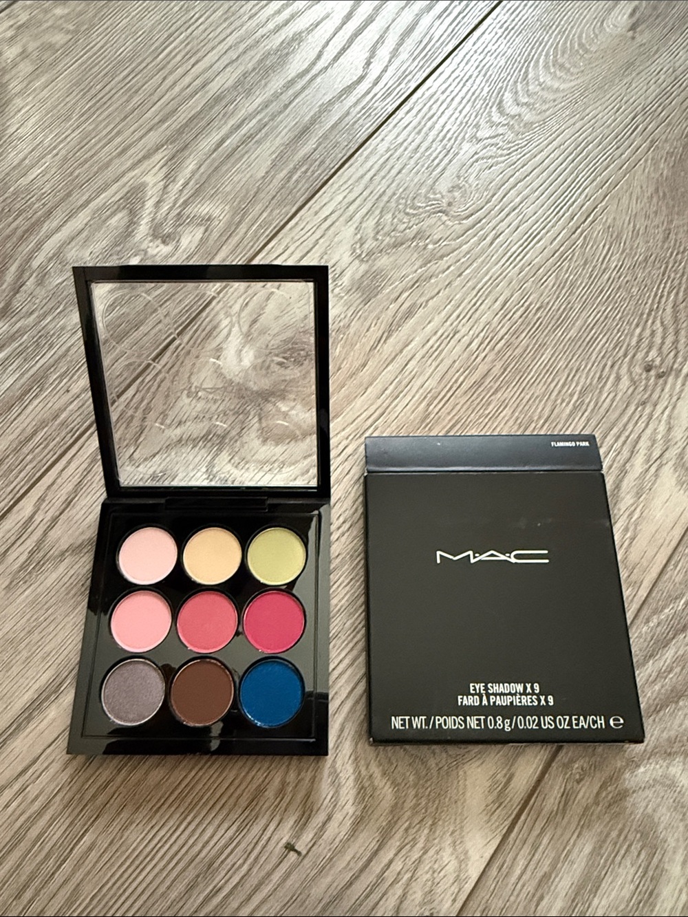 MAC Cosmetics Eyeshadow Palette in Pink, Red, Blue, Green, Brown, Cream